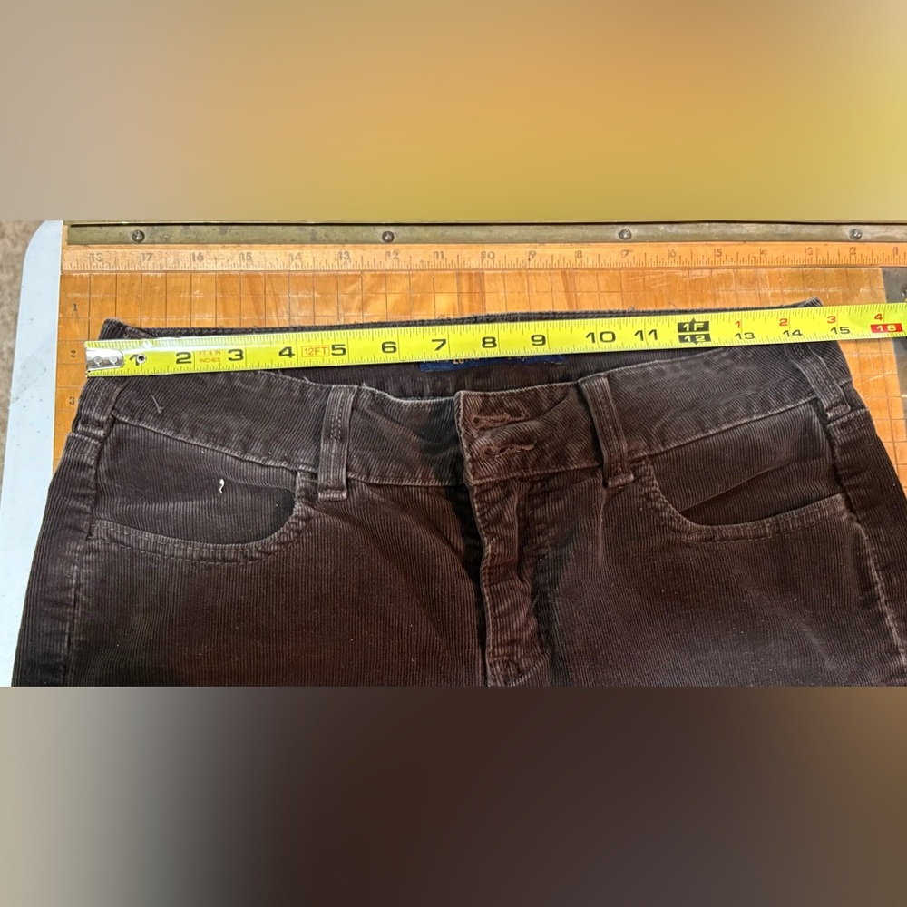 Levi's Dark Brown Corduroy Jeans | Slender Boot Cut  | Size 6 - Picture 10 of 10